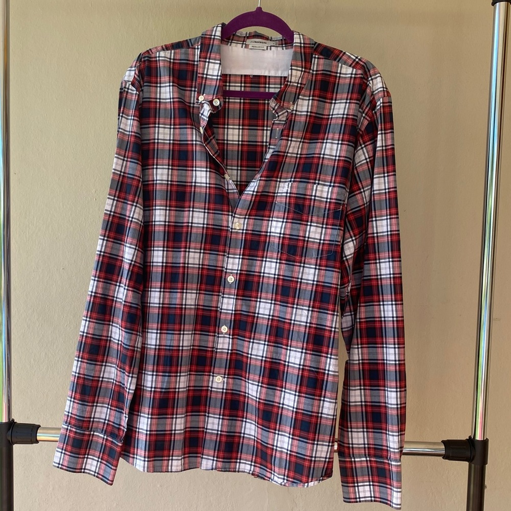Red White and Blue Button Down